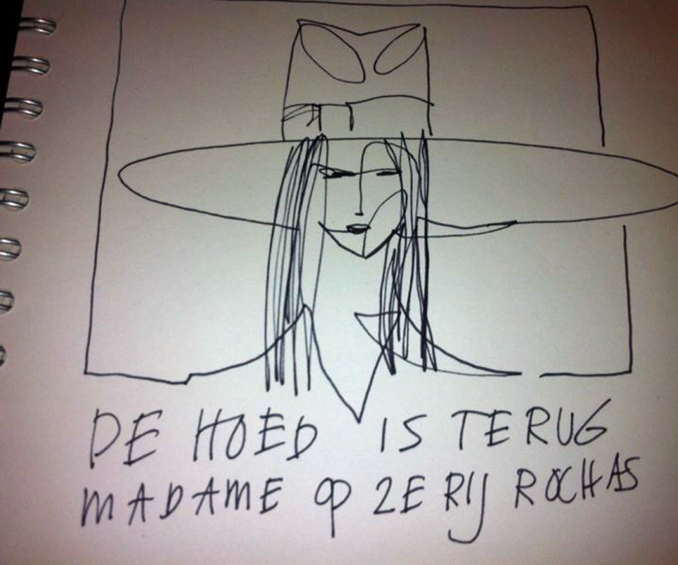 Piet paris' parijs fashion week in illustraties Mode illustraties